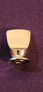 Stove Clock Timer Knob Vintage GE Range Oven Chrome Silver  1960's Bow Tie OEM  - Picture 1 of 6