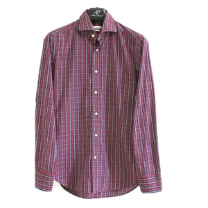 J. LINDEBERG Men Formal Shirt Size 36 14 Regular Fit Purple Cotton ma2379 - Picture 1 of 5