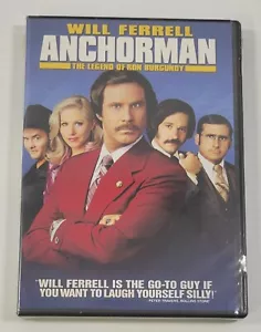 CB1) Anchorman: The Legend of Ron Burgundy (DVD, 2004) - Foto 1 di 4