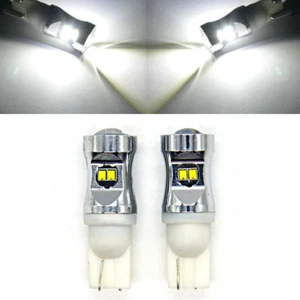 2x T10 W5W 501 921 Sidelight ZES LED Chip CANBUS 60W Backup Reverse Light White - Picture 1 of 12