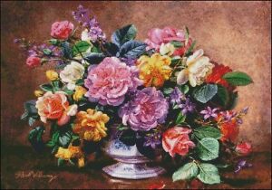 Needlework Crafts Embroidery DIY Counted Cross Stitch Kits A Summer Arrangement