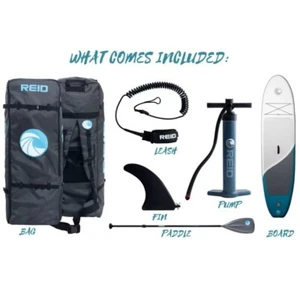 NUEVO Paddleboard Inflable Reid Bondi 10 pies 6" (320 cm) con Bomba de Paleta y Correa - Imagen 1 de 5