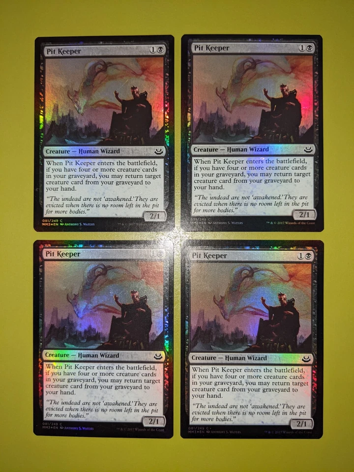 FOIL Pit Keeper x4 Modern Masters 2017 4x Magic the Gathering MTG - Image 1 of 1