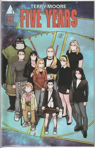 Five Years #10, Covid Variant Cover (Abstract Studios 2020) by Terry Moore - Picture 1 of 1