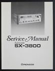 Original Pioneer SX-3800 Stereo Receiver Anleitung / Service Manual