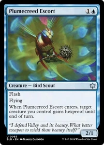 PLUMECREED ESCORT x4 mtg NM-M Bloomburrow 4 Unc - Bild 1 von 1