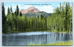 Engineer Mountain und Columbine Lake Colorado CO Postkarte - Bild 1 von 2