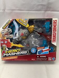 Transformers Hero Mashers Electronic Grimlock Action Figure Toy Hasbro Light Up