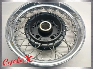 Honda cb750 sohc F model refurbished rear wheel. Cafe, Chopper, Drag bike. - Imagen 1 de 14