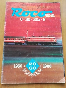 ROCO MODELLEISENBAHN 0-H0-H0e - N -1980 / 1981 / KATALOG / ZEITSCHRIFTEN - Picture 1 of 7