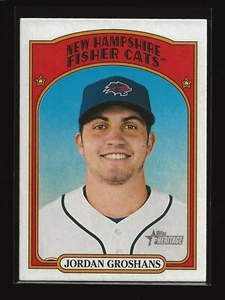 JORDAN GROSHANS 2021 Topps Heritage Minor League Base Card Blue Jays (#141) - Picture 1 of 2