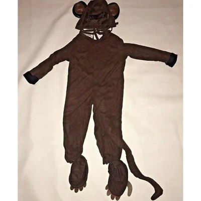 Charades Monkey Halloween Costume Baby Girl Boy Infant Size 6-18 M Brown 4 Piece - Image 1 of 4