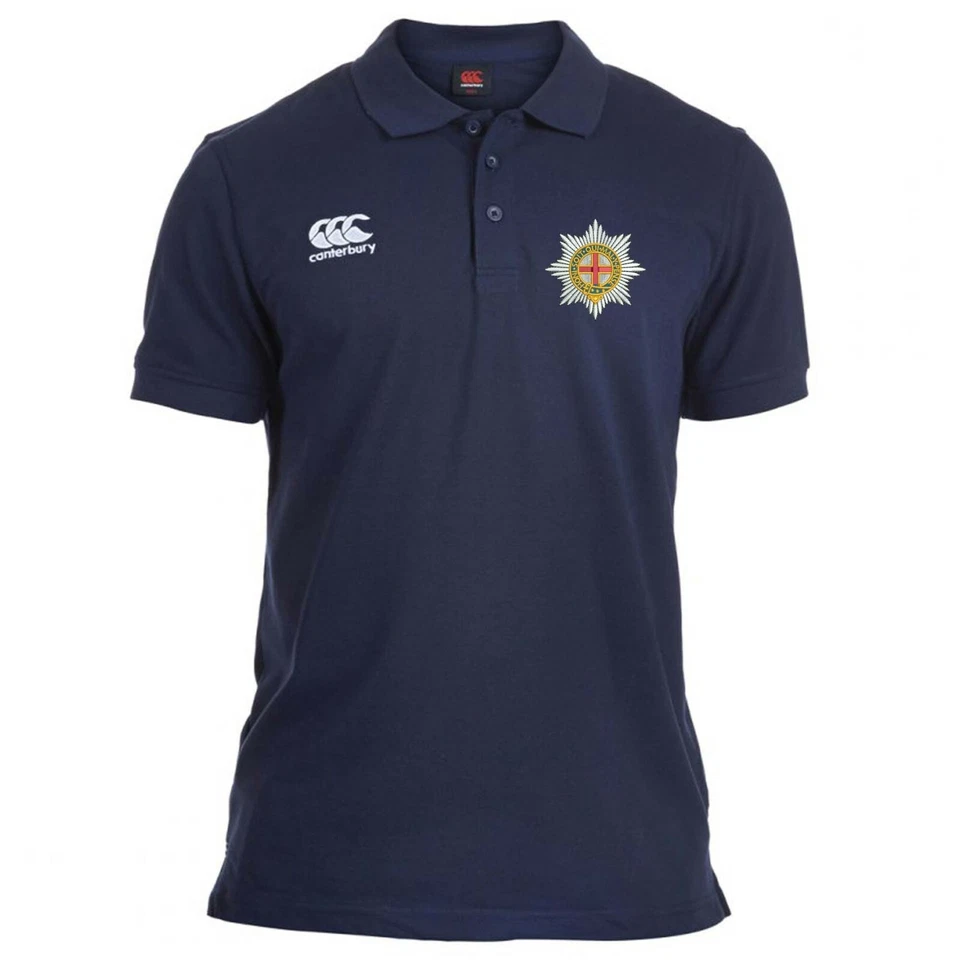 OFFICIAL Coldstream Guards embroidered Canterbury Rugby Polo Shirt - Image 1 of 1