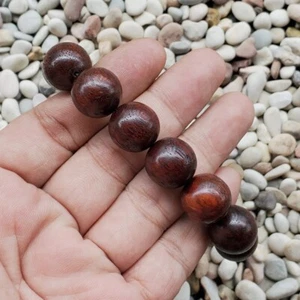 Precioso brazalete Akar Laka 16 mm Dalbergia Parviflora 14 cuentas Kayu Menang #14 - Imagen 1 de 4