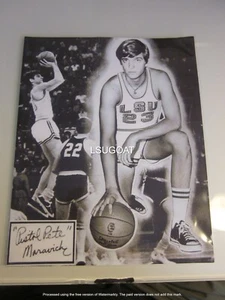 FOTO DE MONTAJE PISTOLA RARA PETE MARAVICH 1970 PROGRAMA KENTUCKY - Imagen 1 de 1