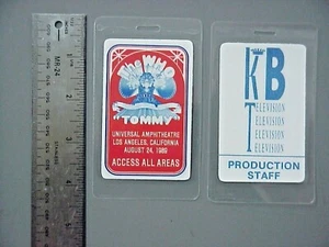 The Who Backstage Pass laminiert Los Angeles, Universal Amphiteatre August 1989! - Bild 1 von 1