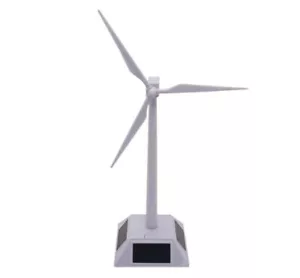 Windkraftanlage solarbetriebene 3D Windmühle Modell Windmühle Spielzeug NEU - Bild 1 von 10