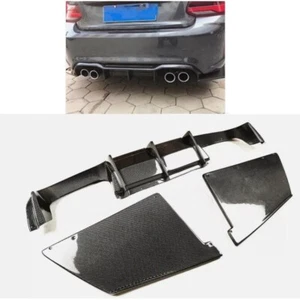 For BMW F87 M2 16-22 Carbon Fiber Car Rear Diffuser Lips - Bild 1 von 3