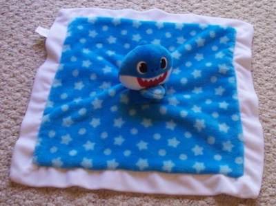 Pinkfong Baby Shark Plush Lovey Blue and White 14.5" Square - Image 1 of 4