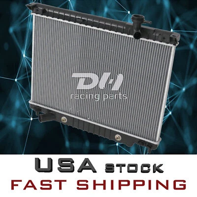 Radiador de núcleo de aluminio #2458 para Trailblazer Rainier 02-09 GMC Saab Isuzu Buick Foto 1 de 4