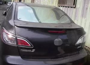 Fits for 2010-2013 Mazda 3 Mazda3 Sedan BL Rear Trunk Lip Spoiler Wings Painted - Bild 1 von 6