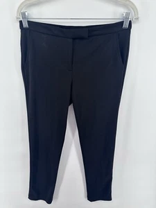 Karl Lagerfeld Women's Flat Front trousers Pants Black Size 4 - Picture 1 of 3