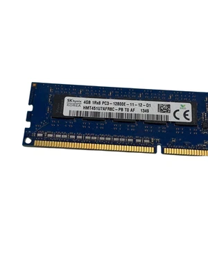 Hynix HMT451U7AFR8C-PB 4GB 1Rx8 PC3 12800E Memory Module w60 - Image 1 of 2