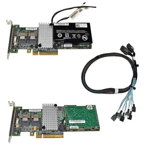 Dell LSI Raid Controller L3-25121-74B 003NDP + BBU + 2xSAS/6xSATA Kabel  LP - Afbeelding 1 van 4