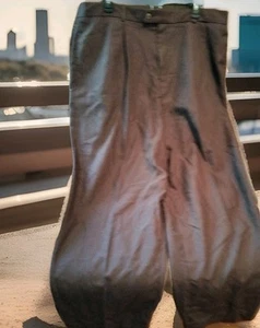 Jaclyn Smith Brown Straight Leg Dress Pants Size 22w, Zipper, Button - Picture 1 of 20