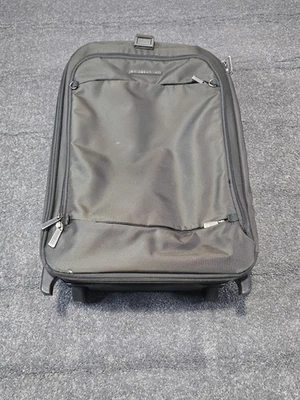 Briggs & Riley 2-Wheel Carry On Upright Suitcase Olive TU122X-8 Wet Pocket - Image 1 of 4