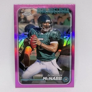 2024 Topps Chrome Football Donovan McNabb #157 Pink Refractor SP Parallel Eagles - Picture 1 of 2