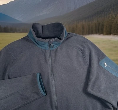 Chaqueta Marmot Reactor Para Hombre L Negra Polortc Ligera Cremallera Completa Vellón Exterior Foto 1 de 4