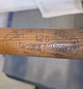 De colección H&B Louisville Slugger 125 Henry Aaron Murciélago Estampado HA2 - Imagen 1 de 11