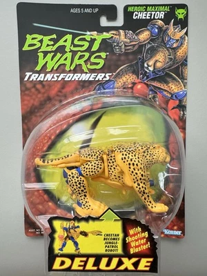 1997 TRANSFORMERS Beast Wars Deluxe CHEETOR Kenner Hasbro NEW Green Eyes NIB - Image 1 of 4