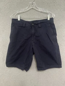 Aether Men's Chino Shorts Size 30 Blue Flat Front Adult Cotton - Picture 1 of 5