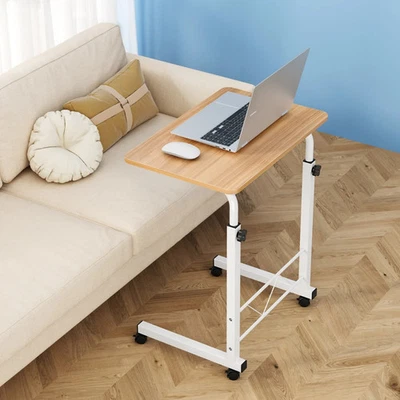 Artiss Laptop Desk Adjustable Mobile Workstation Table with Wheels 60CM - image 1 of 4