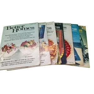 ✅Vintage 1973 Better Homes and Gardens Magazine Lot of 7 Recipes, Ads & Toys - Picture 1 of 9