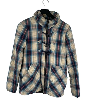 Volcom Jacket Women's Flannel Plaid Shacket Zip Up Multicolor Size S 90's Y2K - Image 1 of 4