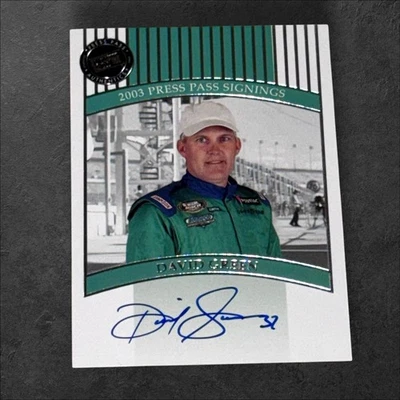 David Green BREWCO VINTAGE PACK PULLED autographed card 2003 PRESS PASS SIGNINGS - Image 1 of 2