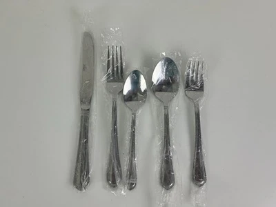 Towle Flatware Living Collection Silverware 5PC Set Knife Forks Spoons NEW NIP - Image 1 of 2