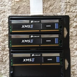 Corsair CMX6GX3M3A1600C9 2GB DDR3 Desktop Memory 3 Modules 6GB Total - Picture 1 of 4