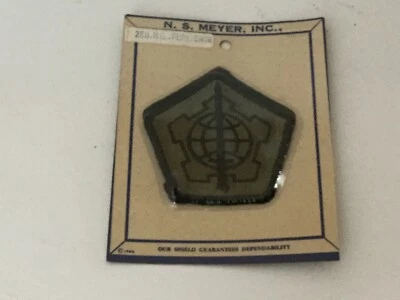 2 US Army Military Personnel Center Subdued Unit Sew on Shoulder Patches New F3 - Image 1 of 3