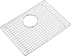 192 In X 142 In Rear Drain Kitchen Sink Bottom Grid With Supersoft Silicone