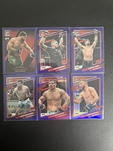 2022 Donruss Optic UFC Lot*6 Paulo Costa Justin Gaethje Tai Tuivasa X1U
