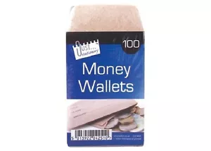 SMALL BROWN DINNER MONEY ENVELOPES Pack Of 100 - Picture 1 of 2