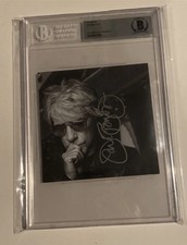 Jon Bon Jovi Signed CD Cover BAS COA Encapsulated Autograph