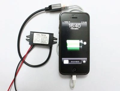 Water-Proof USB Interface 12V-24V to 5V DC-DC Car Power Supply - Image 1 of 2