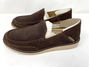 Rockport Men's Axelrod Crush Back Slipper Dark Brown Brun Fonc Size 10M - Picture 1 of 8
