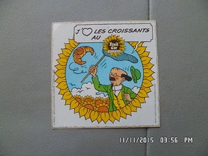 AUTOCOLLANT FRUIT D'OR 1985 TOURNESOL TINTIN 1985 I46 - Picture 1 of 1