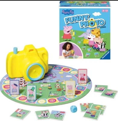 Peppa Pig Toys - Funny Photo Kids Game for Children Age 3+ - 2 to 4 Players - Image 1 of 3